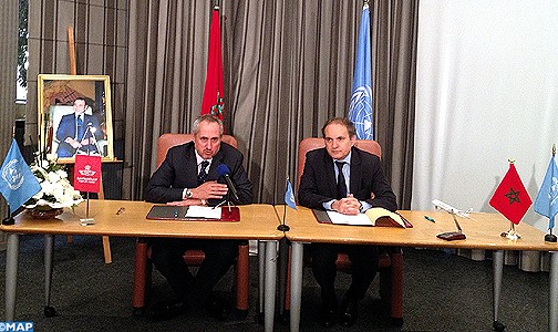 اتفاقية شراكة بين الخطوط الملكية المغربية ومنظمة الأمم المتحدة