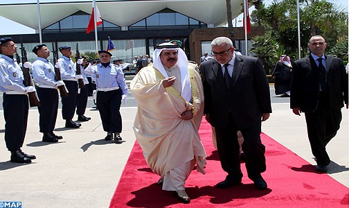 عاهل البحرين يغادر المغرب