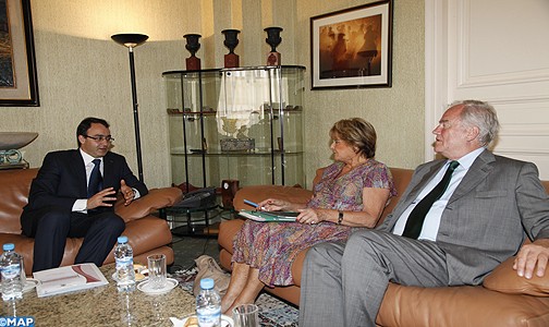السيد غلاب يتباحث مع رئيس مجموعة الصداقة الفرنسية المغربية في مجلس الشيوخ الفرنسي
