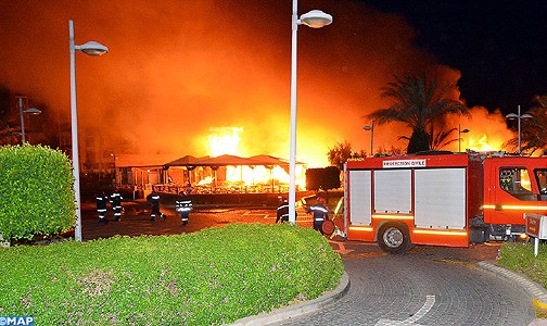 حريق يأتي على مطعم بمراكش دون أن يخلف ضحايا