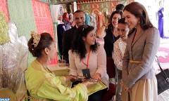 الأميرة ماري ولية عهد الدانمرك تقوم بزيارة لجمعية لقاء للتنمية في الدار البيضاء