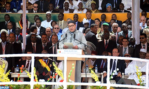 نص الخطاب الذي ألقاه جلالة الملك خلال حفل تنصيب الرئيس المالي الجديد بباماكو