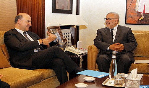 رئيس الحكومة يتباحث مع وزير الاقتصاد والمالية الفرنسي