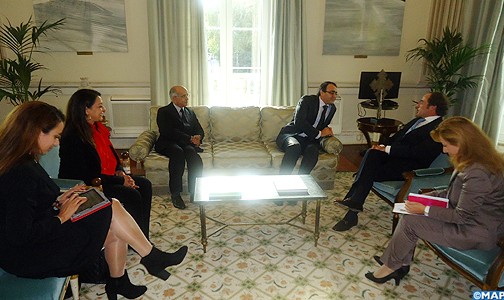 السيدان غلاب وبيد الله يتباحثان بلشبونة مع نائب الوزير الأول ورئيسة البرلمان البرتغالي