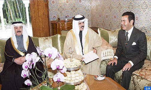صاحب السمو الملكي الأمير مولاي رشيد يستقبل وزير التربية والتعليم البحريني حاملا رسالة خطية إلى جلالة الملك
