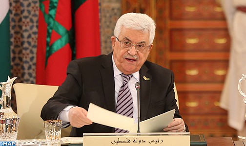 الرئيس الفلسطيني يلقي خطابا خلال افتتاح أشغال الدورة العشرين للجنة القدس