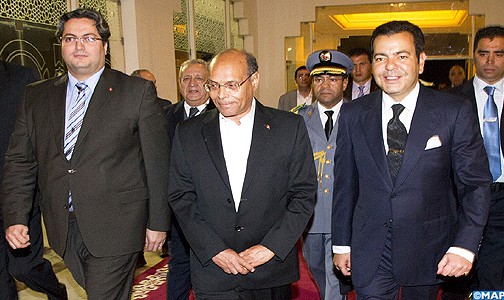 صاحب السمو الملكي الأمير مولاي رشيد يحل بتونس لتمثيل جلالة الملك في احتفالات المصادقة على الدستور الجديد