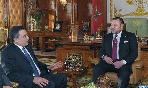 جلالة الملك يستقبل رئيس الحكومة التونسية