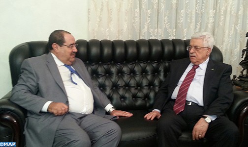 الرئيس الفلسطيني يستقبل الكاتب الأول لحزب الاتحاد الاشتراكي للقوات الشعبية