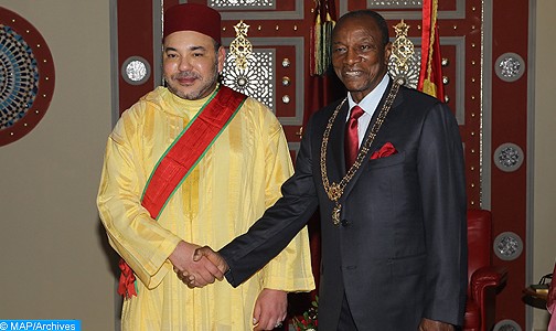 نص البيان المشترك الصادر بمناسبة الزيارة الرسمية التي قام بها جلالة الملك لجمهورية غينيا