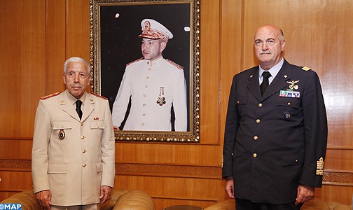 الجنرال دوكور دارمي بوشعيب عروب يستقبل نائب القائد الأعلى لقوات التحالف للتحول في حلف الناتو