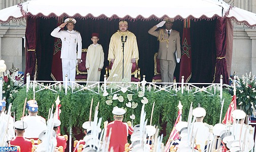 جلالة الملك يترأس بالرباط حفل أداء القسم للضباط المتخرجين من المدارس العليا العسكرية وشبه العسكرية