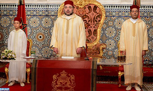 نص الخطاب الذي وجهه جلالة الملك إلى الأمة بمناسبة الذكرى ال 15 لاعتلاء جلالته العرش