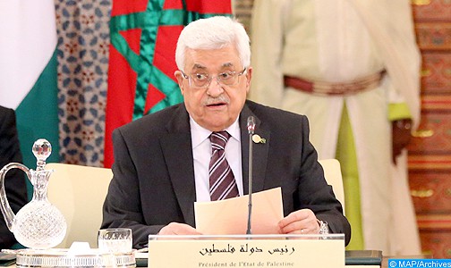 الرئيس محمود عباس يعبر عن شكره لجلالة الملك على دعمه للشعب الفلسطيني