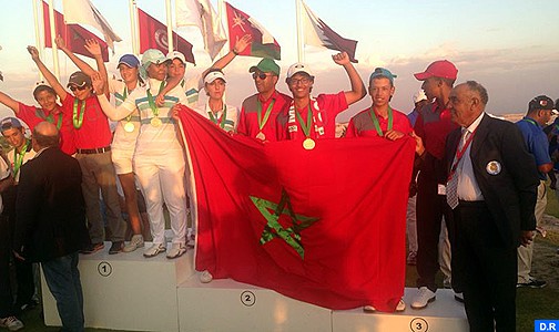 المنتخب المغربي يتوج بطلا للدورة ال15 للبطولة العربية للناشئين في رياضة الغولف بالقاهرة
