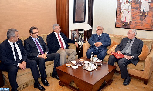 السيد بن كيران يستقبل رئيس مجموعة الصداقة البرلمانية المغربية التركية