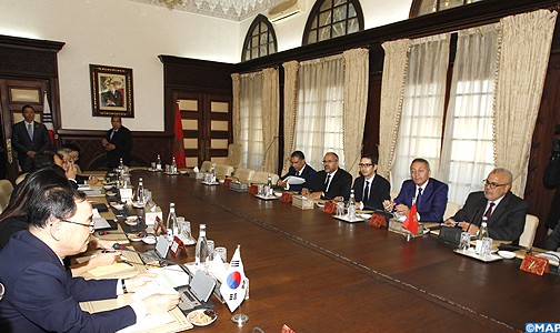 المغرب وجمهورية كوريا الجنوبية يؤكدان رغبتهما في ابرام شراكات مثمرة في عدد من المجالات