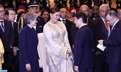 صاحبة السمو الملكي الاميرة للا حسناء تحضر حفل استقبال رسمي أقامته الحكومة اليابانية