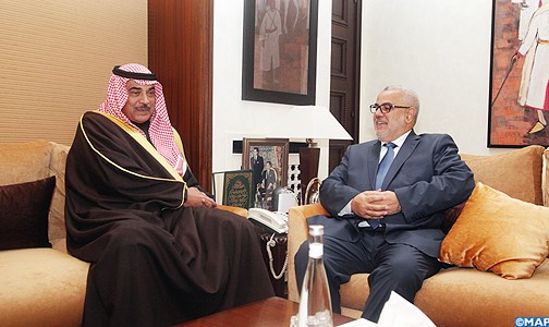 رئيس الحكومة يستقبل النائب الأول لرئيس مجلس الوزراء ووزير الخارجية الكويتي (بلاغ)