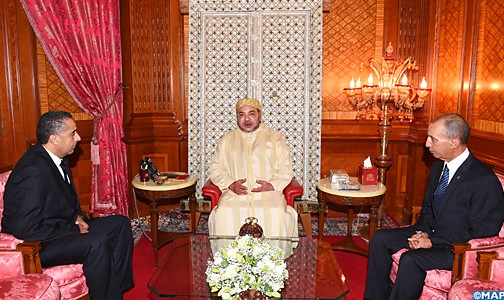 جلالة الملك يستقبل السيد عبد اللطيف الحموشي الذي عينه جلالته مديرا عاما للأمن الوطني