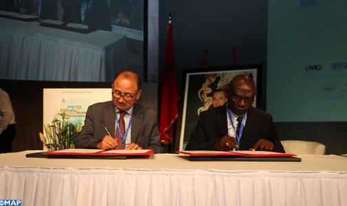 التوقيع بالصخيرات على اتفاقية شراكة بين المغرب والسنيغال لتبادل المعلومات في مجال الهندسة الطوبوغرافية