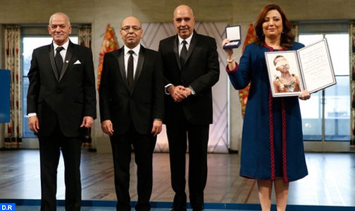 الرباعي التونسي يتسلم بأوسلو جائزة نوبل للسلام