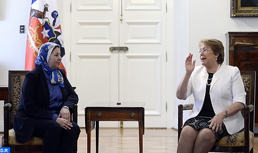 رئيسة الشيلي تعبر عن إعجابها بالتقدم الذي حققه المغرب لصالح المرأة