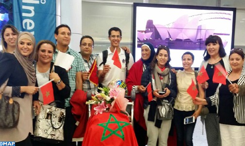 الرياضي المغربي حسن بركة يصل إلى أستراليا لخوض آخر مرحلة من “وورلد ماراتون شلانج”