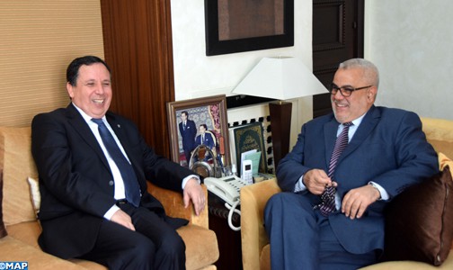 التعاون الثنائي والتحديات الاقتصادية والاجتماعية المشتركة ضمن مباحثات السيد ابن كيران مع وزير الخارجية التونسي