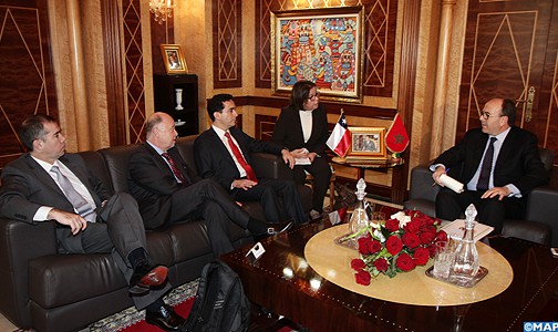 رئيس مجلس المستشارين يتباحث مع رئيس مجلس النواب الشيلي