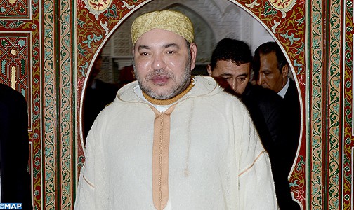 أمير المؤمنين يؤدي صلاة الجمعة بمسجد أبي العباس السبتي بمدينة الدار البيضاء