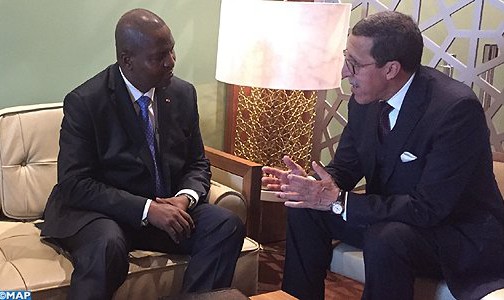 رئيس جمهورية إفريقيا الوسطى يستقبل السفير عمر هلال