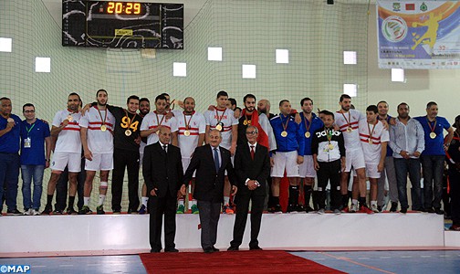 فريق الزمالك المصري للذكور يثأر من الترجي التونسي ويتوج بطلا للدورة 32 للبطولة الإفريقية للأندية الفائزة بالكأس في كرة اليد