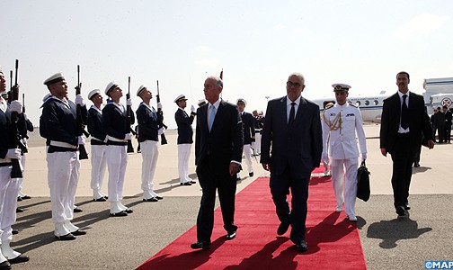 الرئيس البرتغالي يحل بالمغرب