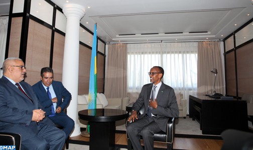 رئيس جمهورية رواندا يستقبل السيد عبد الإله بن كيران
