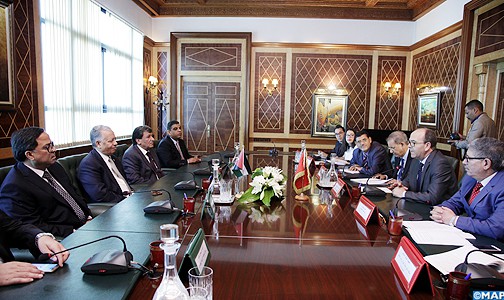رئيس مجلس المستشارين يتباحث مع وفد عن لجنة الأخوة الأردنية المغربية بمجلس الأعيان الأردني