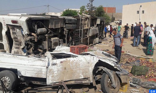 تونس: مصرع 14 شخصا وإصابة 51 آخرين في حادثة سير (حصيلة مؤقتة)