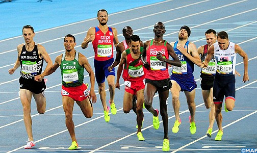 أولمبياد ريو 2016 (ألعاب القوى): تأهل العداء المغربي إيكيدير إلى نهائي سباق 1500 متر وإقصاء فؤاد الكعام وإبرهيم الكعزوزي