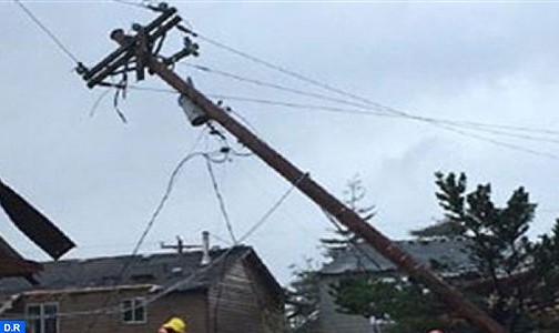 عاصفة قوية تضرب شمال فرنسا و انقطاع الكهرباء عن نحو 190 ألف منزل
