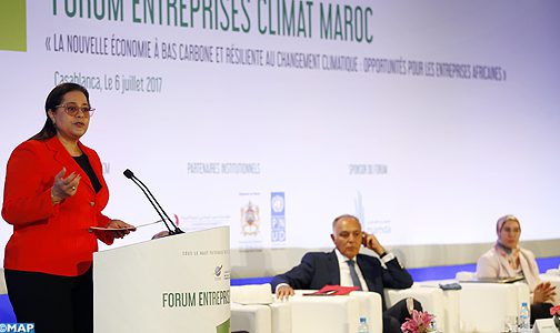 السيدة بنصالح تدعو بالدار البيضاء إلى اعتماد اقتصاد أخضر قادر على مقاومة التغيرات المناخية