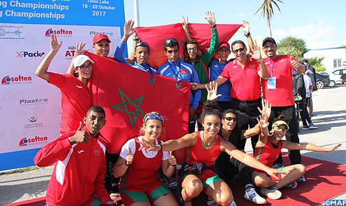 البطولة الإفريقية للتجديف: المغرب ينهي البطولة في المركز الثالث بثماني ميداليات