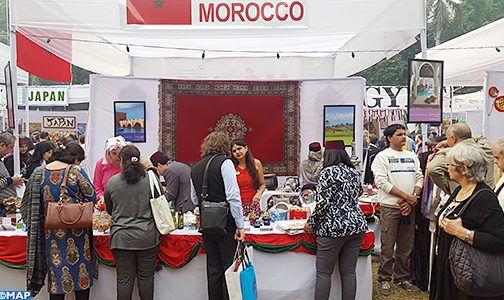 نيودلهي: مشاركة متميزة للرواق المغربي في (البازار الدبلوماسي 2017)