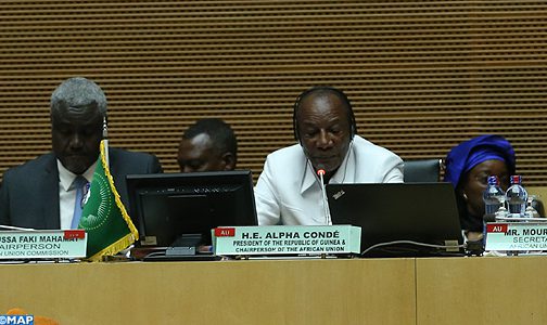القمة الثلاثين للاتحاد الإفريقي.. السيد ألفا كوندي يشيد بمساهمة المغرب المتواصلة في الوحدة الإفريقية