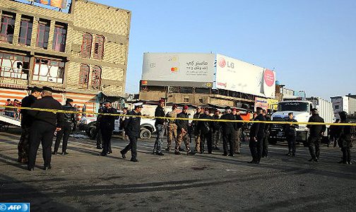 مقتل 27 شخصا وإصابة 64 آخرين في تفجير انتحاري مزدوج بوسط بغداد (وزارة الداخلية)