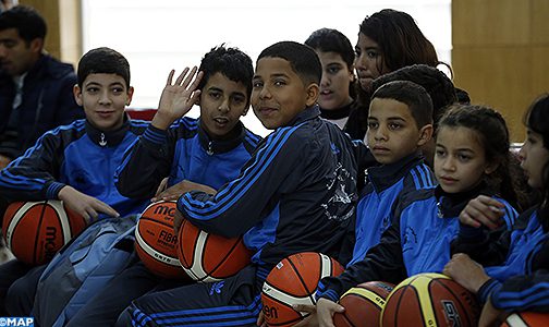 الرباط : افتتاح أكاديمية للقرب خاصة بالفئات الصغرى للترويج للقيم الرياضية والانسانية من خلال كرة السلة