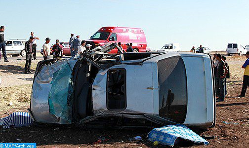 مصرع أربعة أشخاص وإصابة ستة آخرين في حادثة سير على الطريق السيار بين الدار البيضاء والرباط (سلطات محلية)