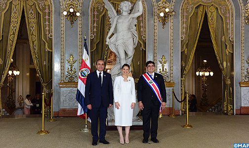 السيد المالكي يمثل جلالة الملك في مراسيم تنصيب الرئيس الكوستاريكي الجديد كارلوس ألفارادو