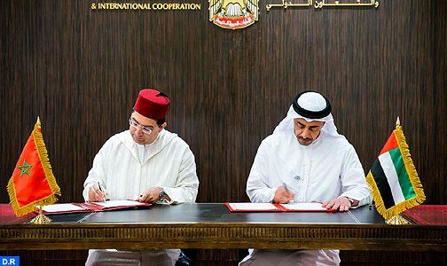 المغرب والإمارات يوقعان عدة اتفاقيات تعاون في مجالات متعددة