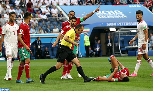 مونديال 2018: المنتخب المغربي ينهزم أمام نظيره الإيراني بهدف للاشيء