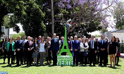 إعلان سفارة فرنسا بالرباط ” سفارة خضراء”